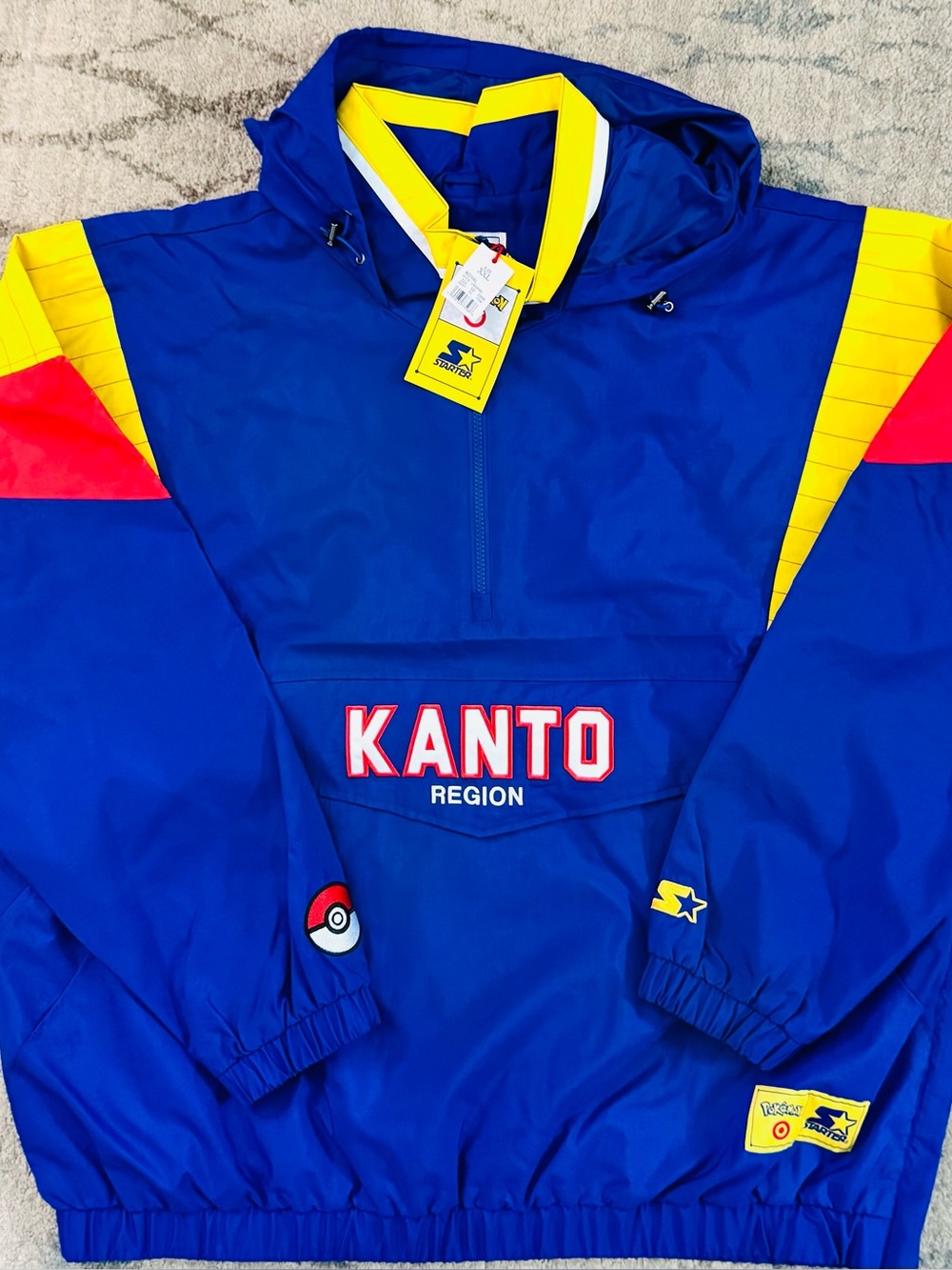 Pokémon Starter Kanto Region Pullover Jacket Target Exclusive Brand New XXL